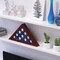 Flash Furniture Mahogany Display Case for 9.5 x 5 Veteran Flag HFMHD-GDIS-CRE8-254315-GG - alternate 9